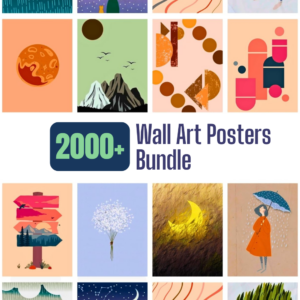 Wall Art Posters Bundle – Stylish & Aesthetic Digital Prints